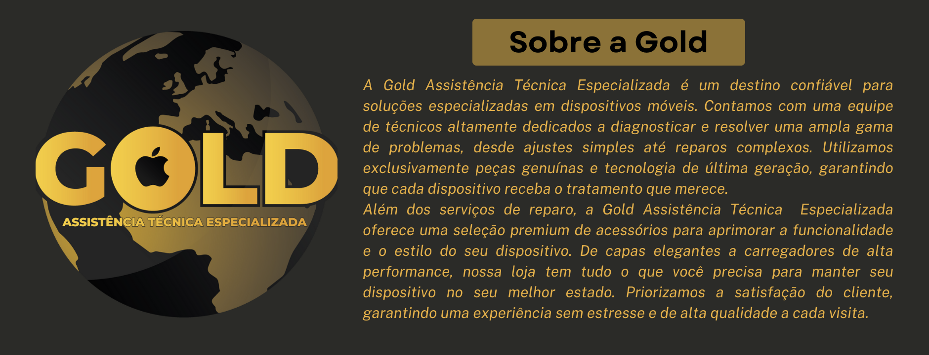 Gold Assistência Pagé